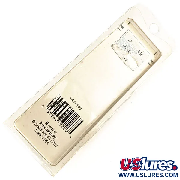 Weedless Silverlake Minnow Skeddrag, Guld, 7g, Vasskyddat, #12201