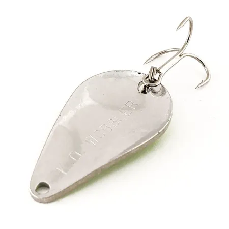 Acme K.O. Wobbler UV Skeddrag, Nickel / Grön, 14g, UV-lyster, #12259