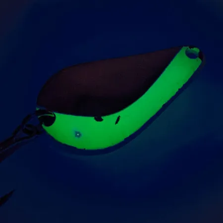 Acme K.O. Wobbler UV Skeddrag, Nickel / Grön, 14g, UV-lyster, #12259