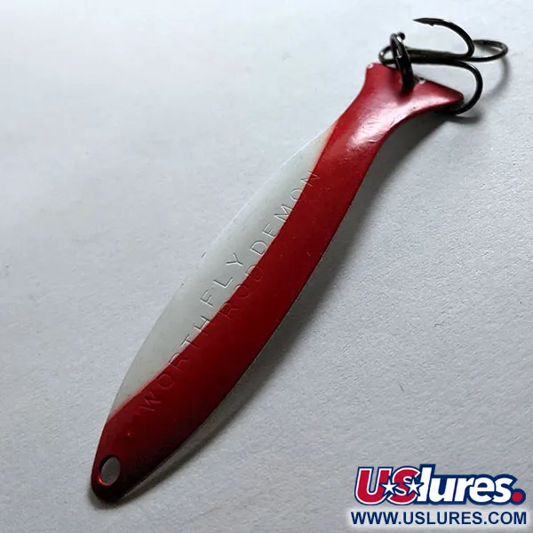 Worth Fly Rod Demon, 2,5g Röd/Vit, Skeddrag #12273