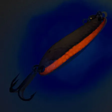 Luhr Jensen Krocodile Die #3 UV Skeddrag, Mässing/Röd, 10g, UV, #12325