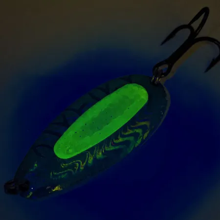 Blue Fox Rattlin Pixee Skeddrag, Rainbow Herring / Yellow, 24g, #12336