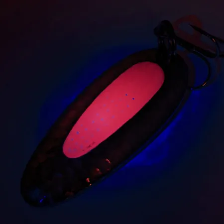 Nebco Pixee UV Skeddrag, Hamrad Nickel/Röd, 24g, UV, #12362