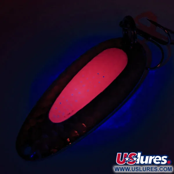 Nebco Pixee UV Skeddrag, Hamrad Nickel/Röd, 24g, UV, #12362