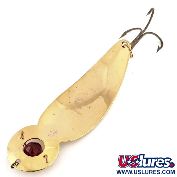 Lucky Strike One Eye Wiggler Skeddrag, Guld/Röd, 25g, Pärlöga, #12385