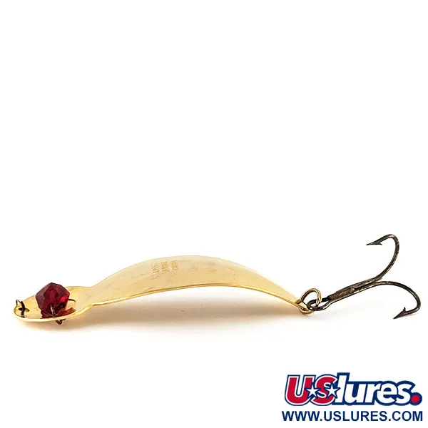 Lucky Strike One Eye Wiggler Skeddrag, Guld/Röd, 25g, Pärlöga, #12385