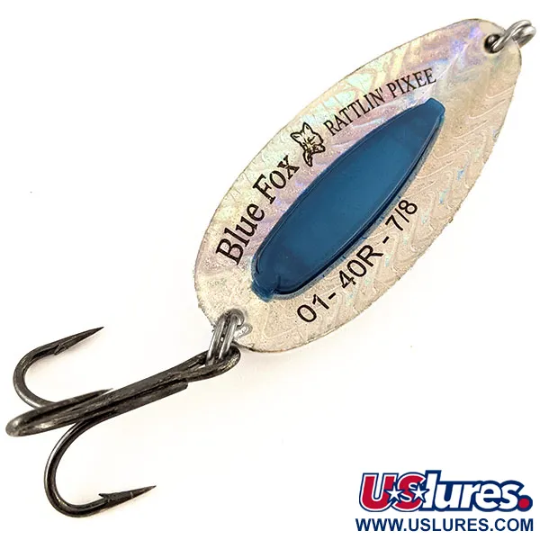 Blue Fox Rattlin Pixee Skeddrag, Rainbow Herring / Blue, 24g, #12405