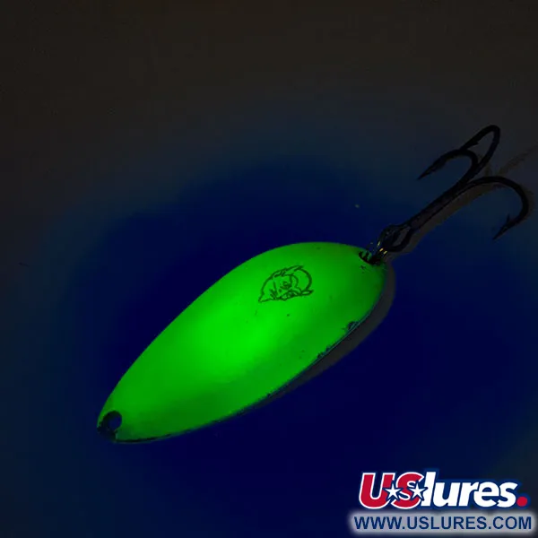 Dardevle Devle Dog 5400 UV Skeddrag, Gul/Grön/Nickel, 14g, UV, #12409