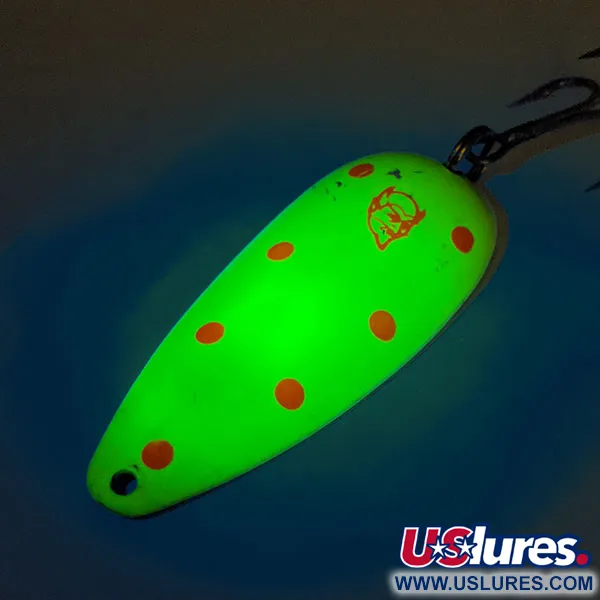 Dardevle Dardevlet UV Skeddrag, Chartreuse/Rosa/Nickel, 21g, #12410