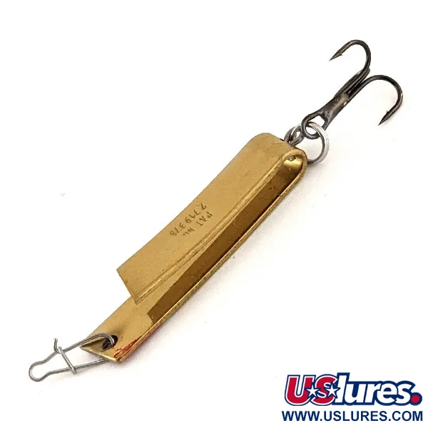 South Bend Super-Duper 503 Skeddrag, Guld/Röd, 4,3g, Vintage, #12420