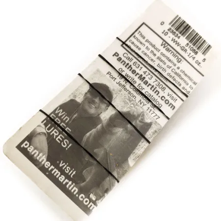 Panther Martin Weedless Weed Wing Skeddrag, Five of Diamonds, 14g, #12425