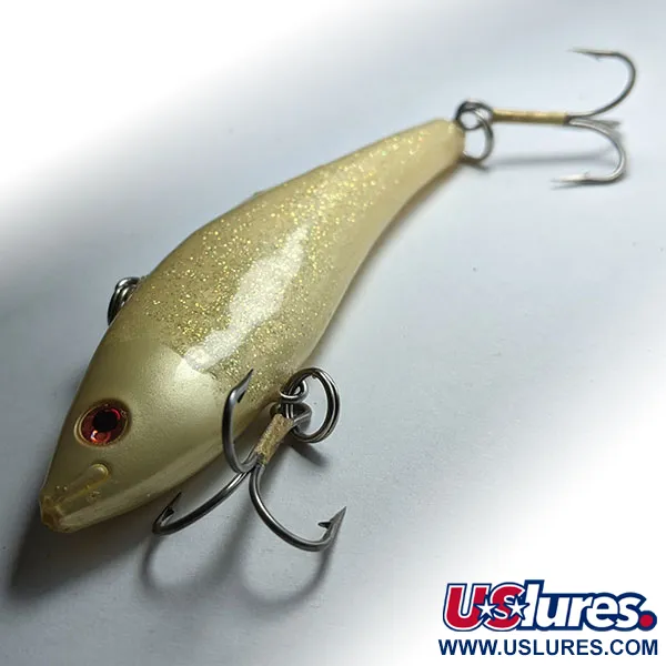 Saurus Vibra-Zarus Vibrationsbete, Gul glitter, 14g, JDM, #12433