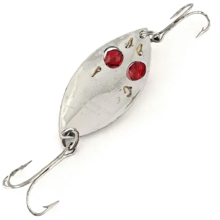 Hofschneider Red Eye junior Skeddrag, Nickel / Röd, 13g, Vintage, #12440