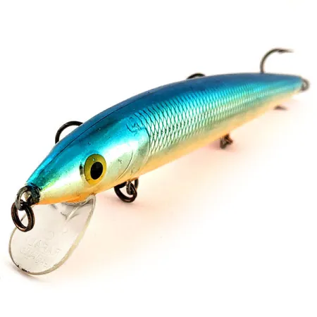 Rapala Husky Jerk HJ 14 Wobbler, Blå Silver, 18g, Rassel, #12468