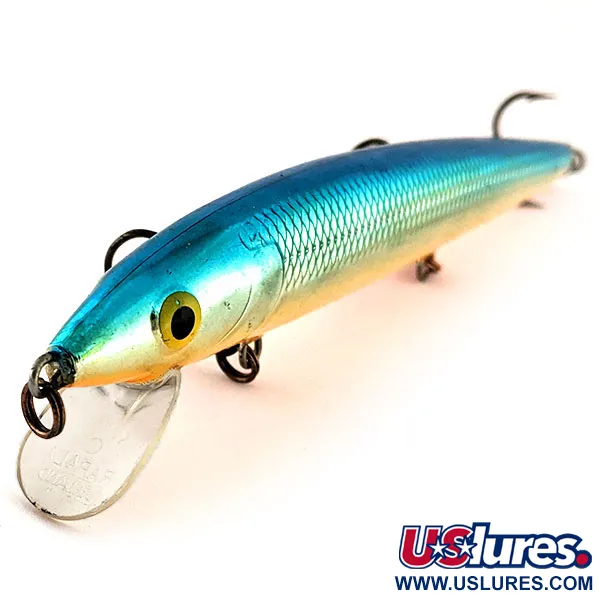 Rapala Husky Jerk HJ 14 Wobbler, Blå Silver, 18g, Rassel, #12468