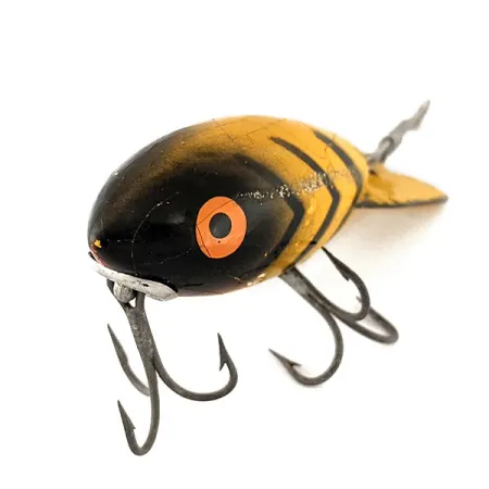 Bomber, 7g, 6cm, Gul/Svart, Flytande wobbler #12475