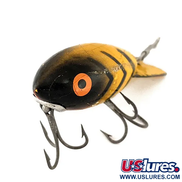 Bomber, 7g, 6cm, Gul/Svart, Flytande wobbler #12475