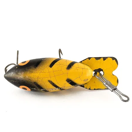 Bomber, 7g, 6cm, Gul/Svart, Flytande wobbler #12475