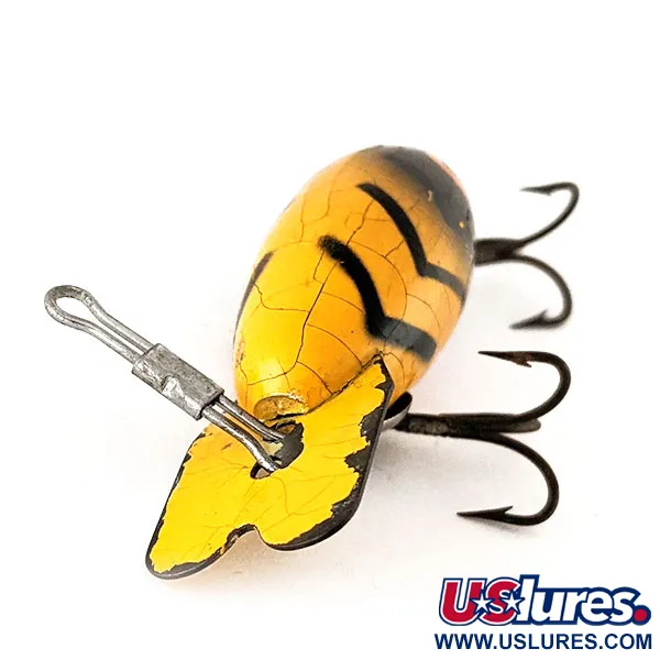 Bomber, 7g, 6cm, Gul/Svart, Flytande wobbler #12475