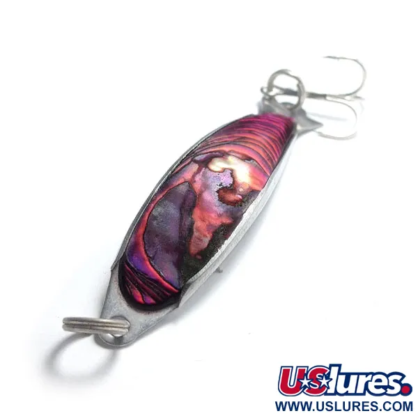 Salm The Killer Red Abalone Pearl Minnow Skeddrag, Röd/Nickel, #12477