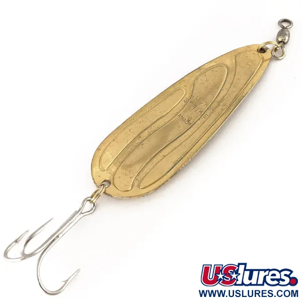 Lucky Strike Spoon Skeddrag, Guld, 28g, Vågig textur, #12479