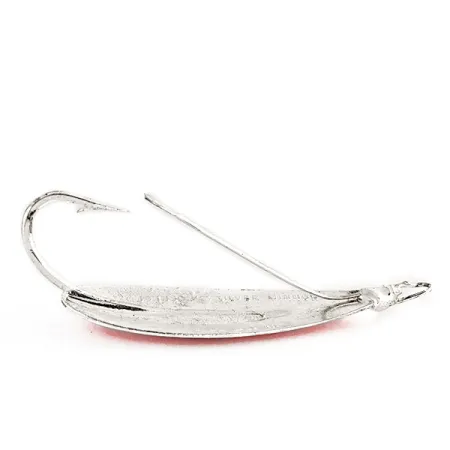 Johnson Weedless Silver Minnow UV Skeddrag, Silver/Orange, 12g, #12487