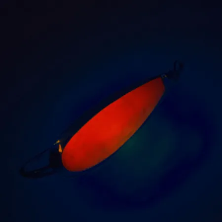 Johnson Weedless Silver Minnow UV Skeddrag, Silver/Orange, 12g, #12487