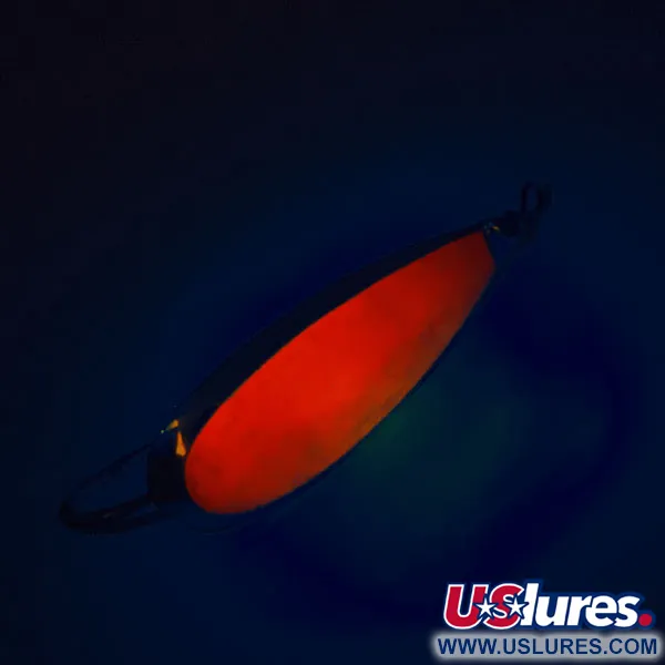 Johnson Weedless Silver Minnow UV Skeddrag, Silver/Orange, 12g, #12487