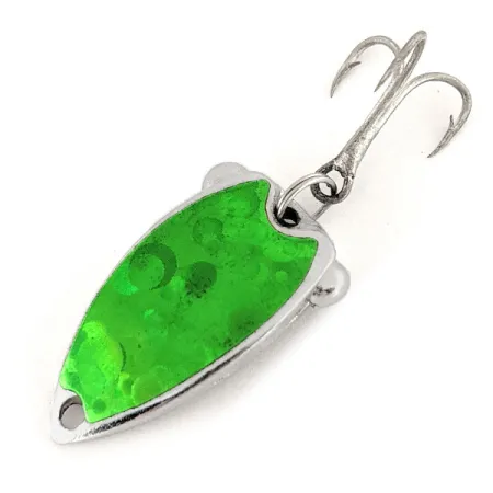 Fish Itt First Double Dancer Blade Bait, Grön/Nickel, 7g, UV, #12500