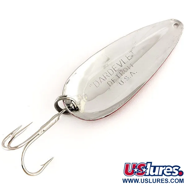 Dardevle Dardevlet Skeddrag, Red/White/Nickel, 21g, Långkastande, #12511