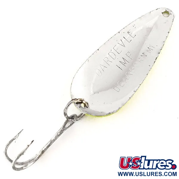 Eppinger Dardevle Imp UV Skeddrag, Gul/Rosa/Nickel, 11g, UV, #12513