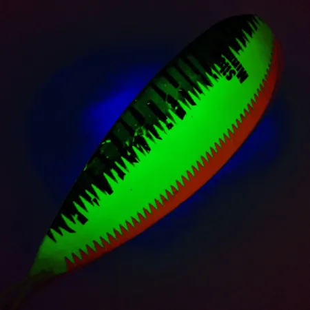 Johnson Weedless Silver Minnow UV Skeddrag, Fire Tiger, 28g, UV, #12517