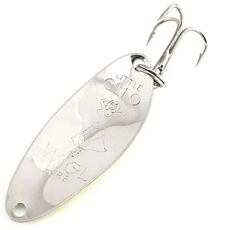 Little Cleo (Hula Girl) Skeddrag UV, Gul / Grön, 4g, Vintage, #12518