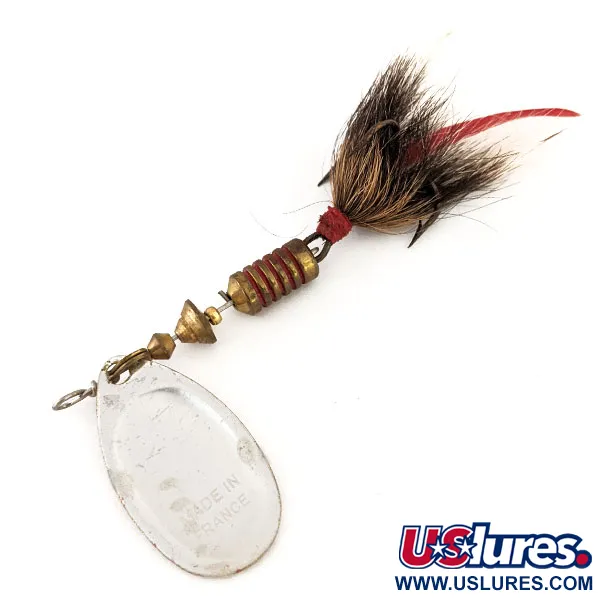 Mepps Aglia 3 Spinnare, Röd/Vit, 7,3g, Ekorrsvans, #12551