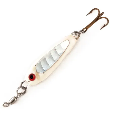 Bubba-Baits Zig Zag Spoon, 8g Vit, Jig-skeddrag #12573