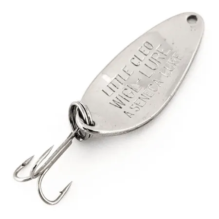 Little Cleo Seneca Skeddrag, Nickel / Blå, 7g, Vintage, #12646