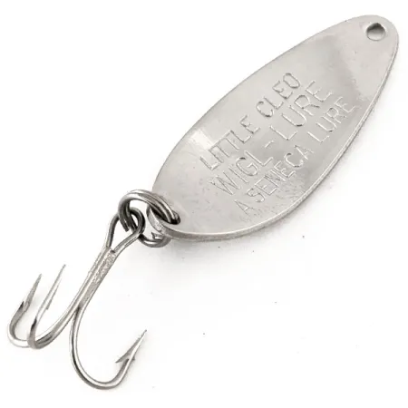 Little Cleo Seneca Skeddrag, Nickel / Grön, 7g, Vintage, #12647