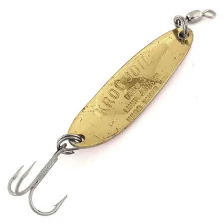 Luhr Jensen Krocodile Die #3 Skeddrag, Guld/Orange, 10g, Kast, #12649