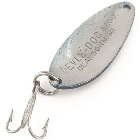 Dardevle Devle Dog 5200 Skeddrag, Nickel / Blå, 7g, Vintage, #12652