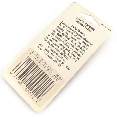 Luhr Jensen Hus-lure Skeddrag, Orange / Nickel, 4g, Ultra-Light, #12673