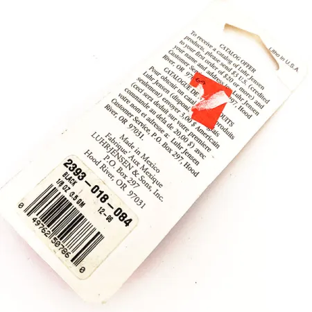 Luhr Jensen Hot Tail Spinnare, Svart, 3.5g, Instant-Spin, #12676