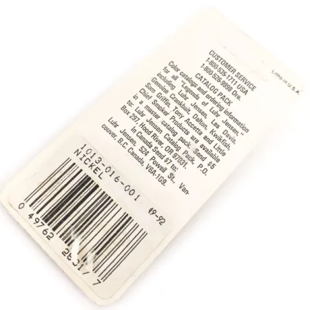 Luhr Jensen Lil' Kroc (Krocodile Stubby) Skeddrag, Nickel, 4,5g, #12685