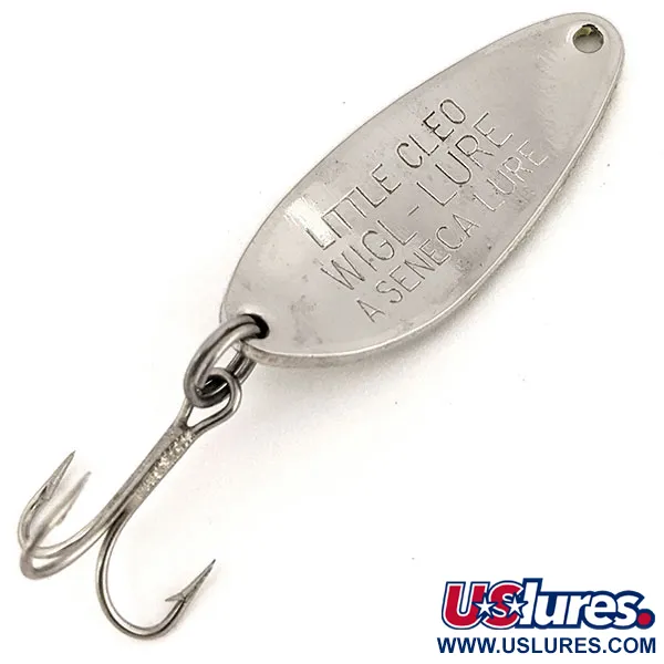 Little Cleo Seneca Glow Skeddrag, White/Nickel/Green, 7g, Glow, #12745