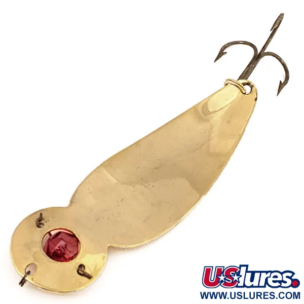 Lucky Strike One Eye Wiggler Skeddrag, Guld/Rött Öga, 28g, #12773