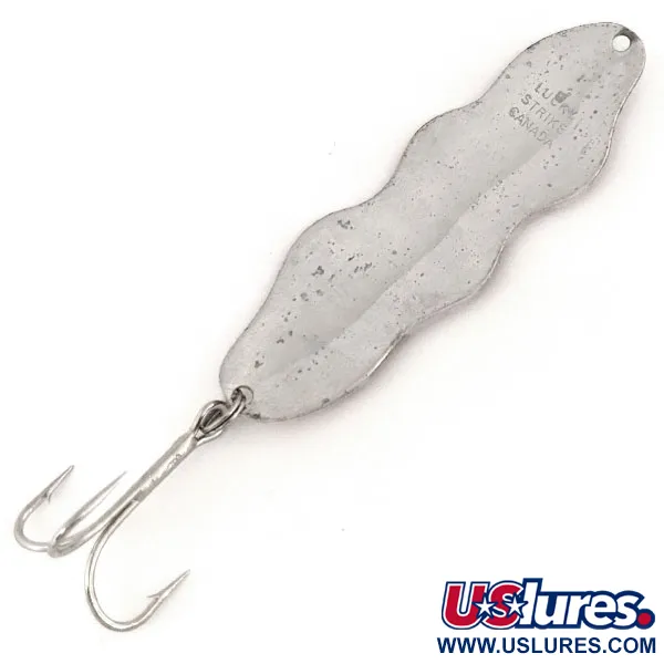 Lucky Strike Serpent Wobbler Skeddrag, Röd/Vit/Nickel, 18g, #12774