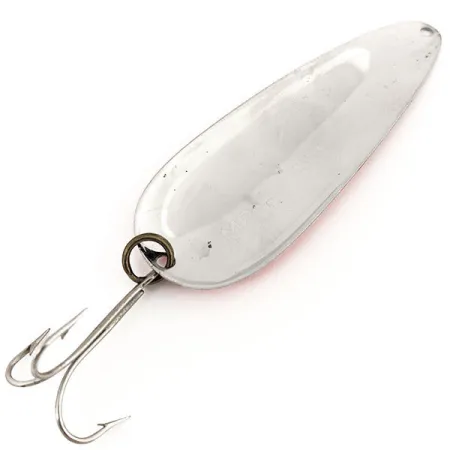 Nebco Aqua Spoon UV Skeddrag, Nickel / Rosa, 21g, UV-reaktiv, #12777