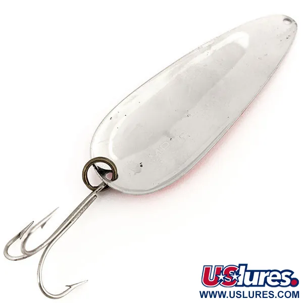 Nebco Aqua Spoon UV Skeddrag, Nickel / Rosa, 21g, UV-reaktiv, #12777