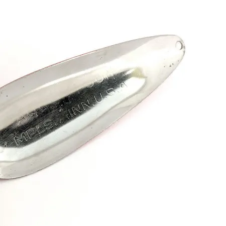 Nebco Aqua Spoon UV Skeddrag, Nickel / Rosa, 21g, UV-reaktiv, #12777