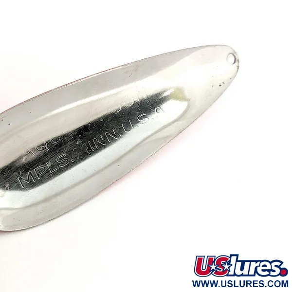 Nebco Aqua Spoon UV Skeddrag, Nickel / Rosa, 21g, UV-reaktiv, #12777