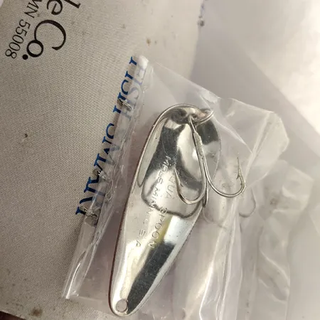 Aqua Spoon Blue Fox, 9g, Röd / Vit / Nickel, Skeddrag #12793